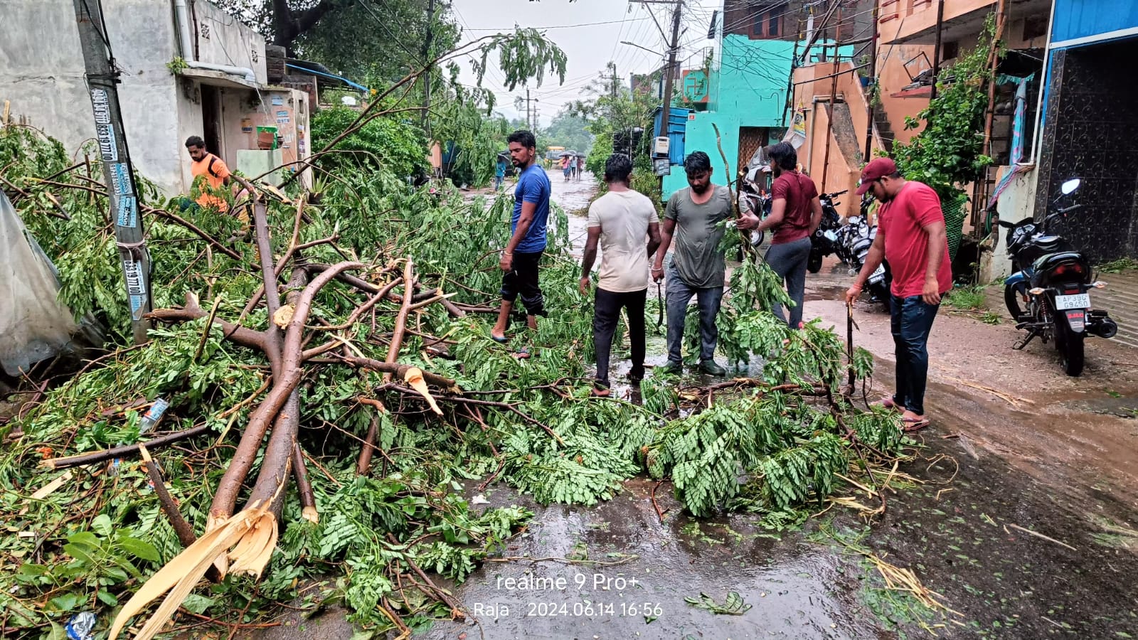 మన్యం జిల్లా లో గాలి వన బీభత్సం