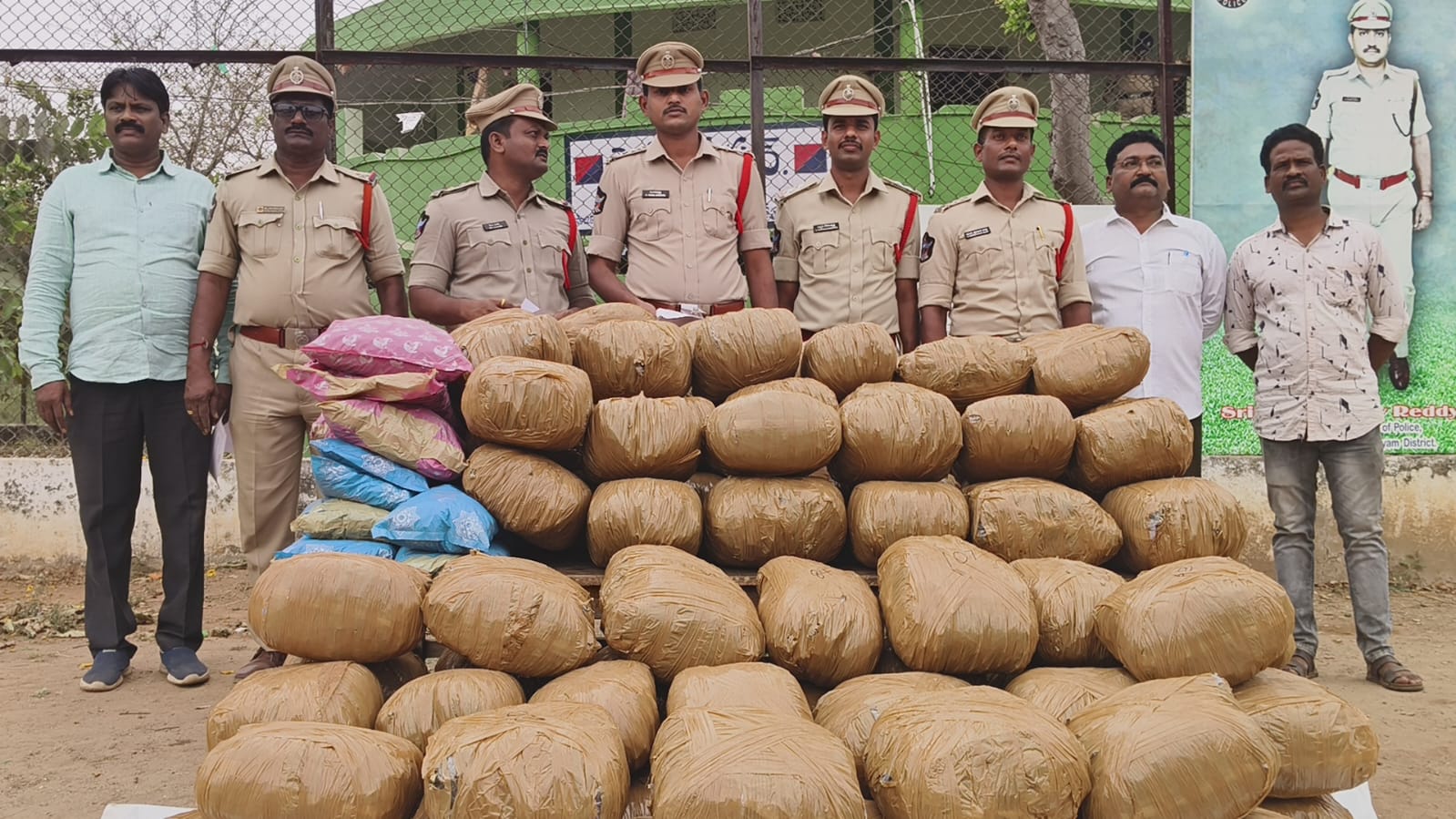 ఉమ్మడి విజయనగరం జిల్లాలో భారీగా గంజాయి స్వాధీనం