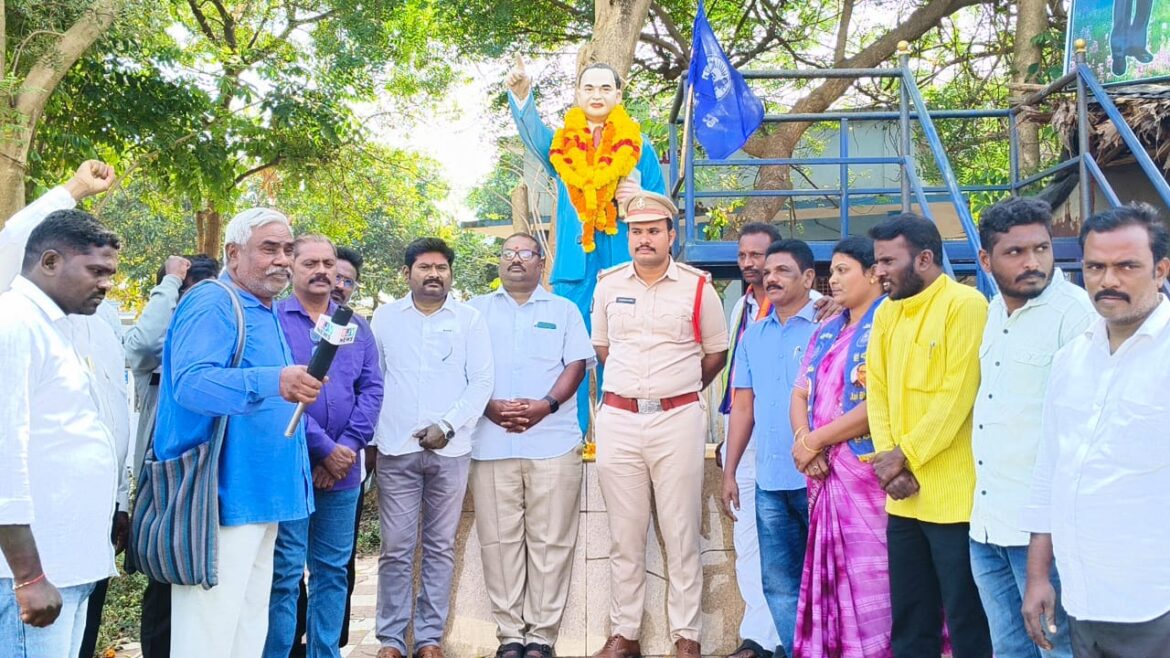 గరివిడి లో డాక్టర్ br అంబేద్కర్ 69వ వర్థంతి కార్యక్రమం