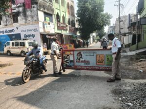 రహదారులు భద్రతకు స్పందించిన పోలీస్ అధికారులు..