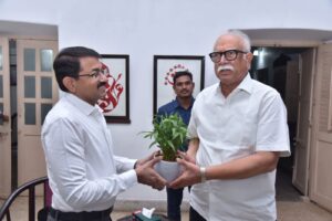 గోవా గవర్నర్ అశోక్ గజపతిని కలిసిన కలెక్టర్ రాంసుందర్ రెడ్డి