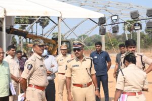 రాష్ట్ర ముఖ్యమంత్రి పర్యటనకు పటిష్టమైన భద్రత ఏర్పాట్లు