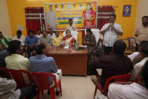 నీటి భద్రత – సాగునీటి సంఘాల బాధ్యత కార్యక్రమంలో పాల్గొన్న మంత్రి సంధ్య రాణి