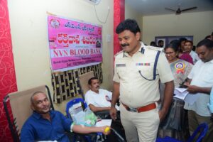 స్వచ్ఛంద రక్తదానం మానవత్వానికి చిరునామ *విజయనగరం జిల్లా ఎస్పీ ఎ.ఆర్.దామోదర్,ఐపిఎస్
