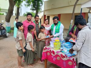 భారత చైతన్య యువజన పార్టీ ఆవిర్భావ దినోత్సవం సందర్భంగా విజయనగరంలో సేవా కార్యక్రమాలు