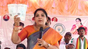 మీ భూమి మీ హక్కు కార్యక్రమంలో పాల్గొన్నా మంత్రి సంధ్యారాణి