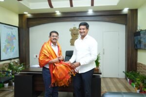 ఎయిర్పోర్ట్ ప్రారంభ ప్రస్థానంలో కలెక్టర్ గారు కీలక పాత్ర – కలెక్టర్ రామ సుందర్ రెడ్డి గారికి మంత్రి కొండపల్లి శ్రీనివాస్ గారు అభినందనలు