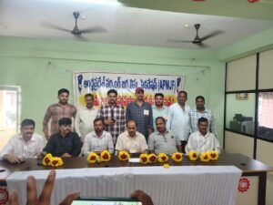 ఆంధ్రప్రదేశ్ వర్కింగ్ జర్నలిస్ట్ ఫెడరేషన్ మన్యం జిల్లా (ఎలక్ట్రానిక్ మీడియా) అధ్యక్షునిగా బంకురు శ్రీనివాసరావు