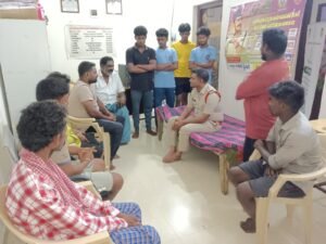 ప్రశాంతయుత ఎన్నికల నిర్వహణే లక్ష్యంగా మెగా పల్లె నిద్ర